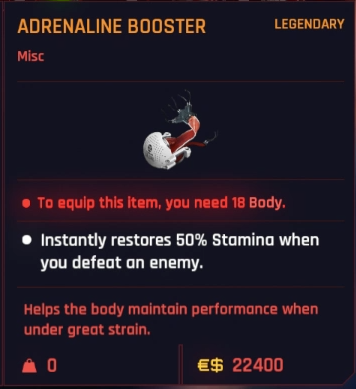 Adrenalin-Booster