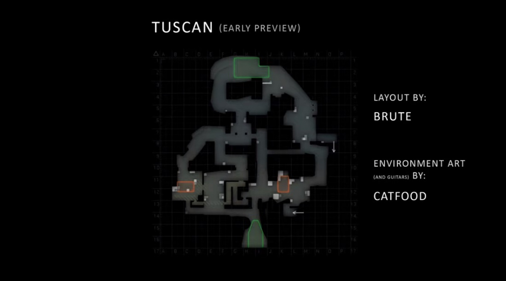 CS: GO Toskanische neue Karte Valve Catfood Brute Map Pool Update