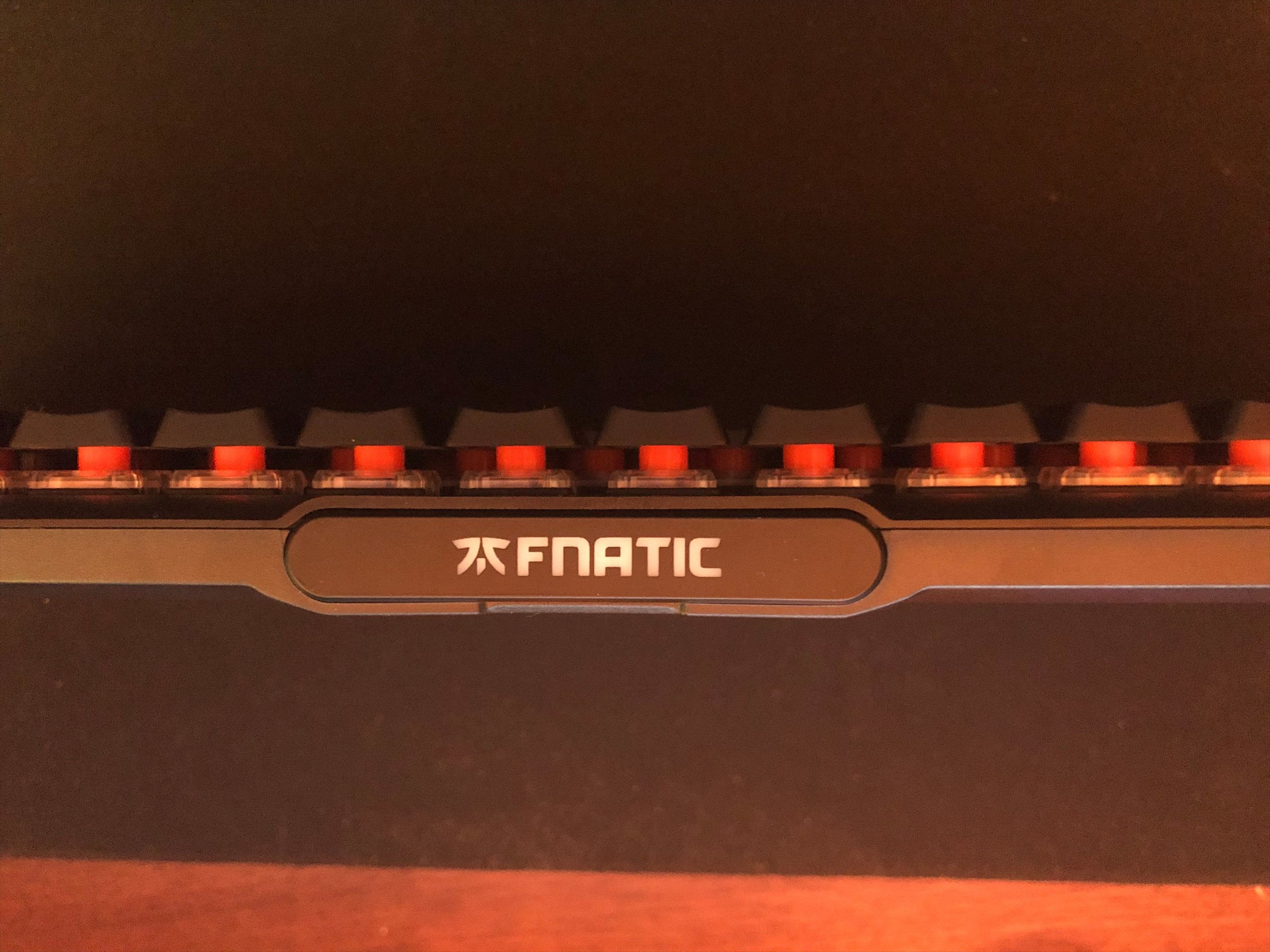 Fnatic STREAK65 Speed ​​Keyboard Review - Ansicht von oben nach unten