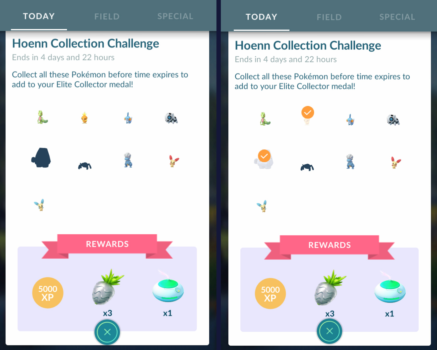 So beenden Sie die Hoenn Collection Challenge in Pokemon GO