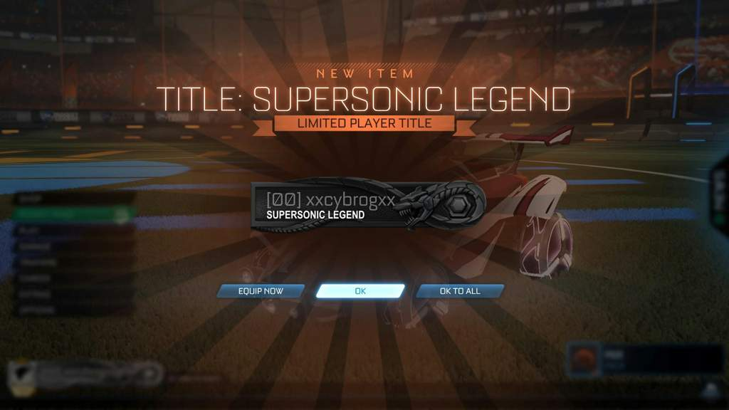 Rocket League ursprüngliche Überschalllegende