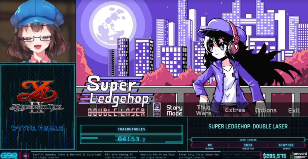 ChairGTables becomes the first Vtuber speedrunner in AGDQ history