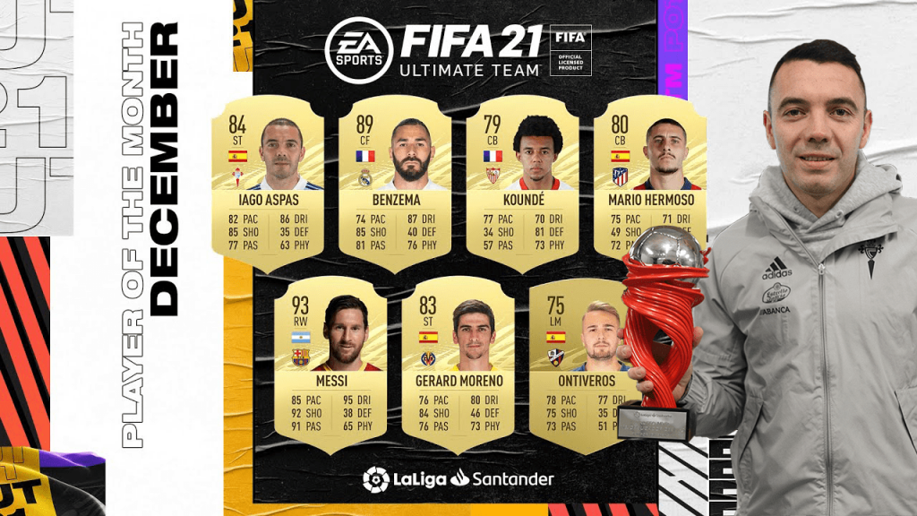 Fifa 21 Iago Aspas Potm Sbc Gunstige Losungen Belohnungen Statistiken Und Mehr Komponenten Pc