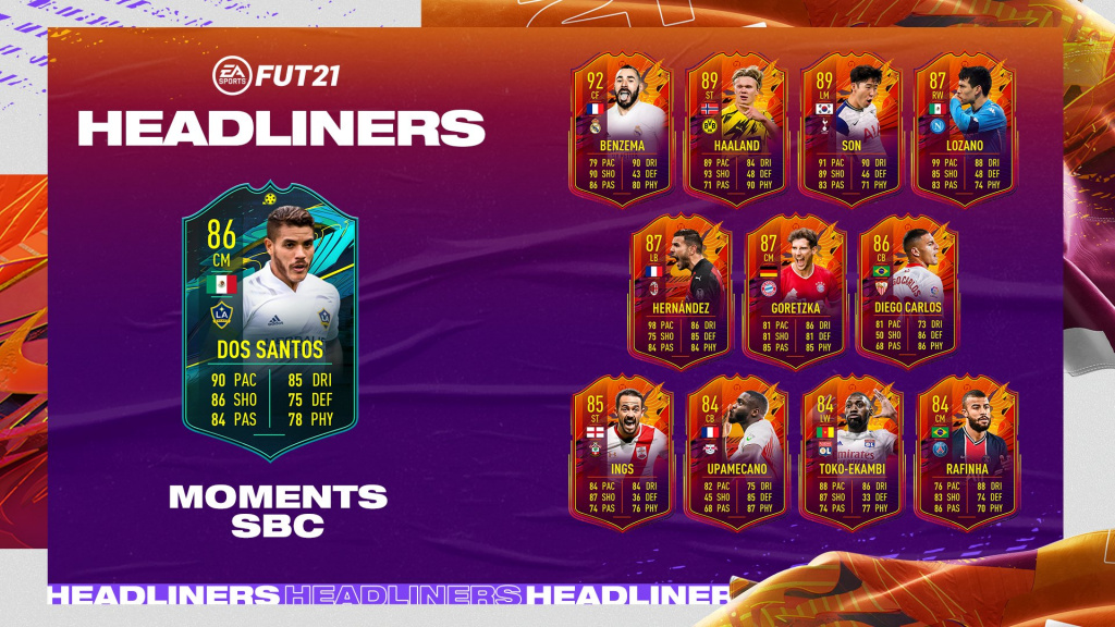 FIFA 21 Jonathan Dos Santos Moments SBC: Cheap solutions, requirements, and stats