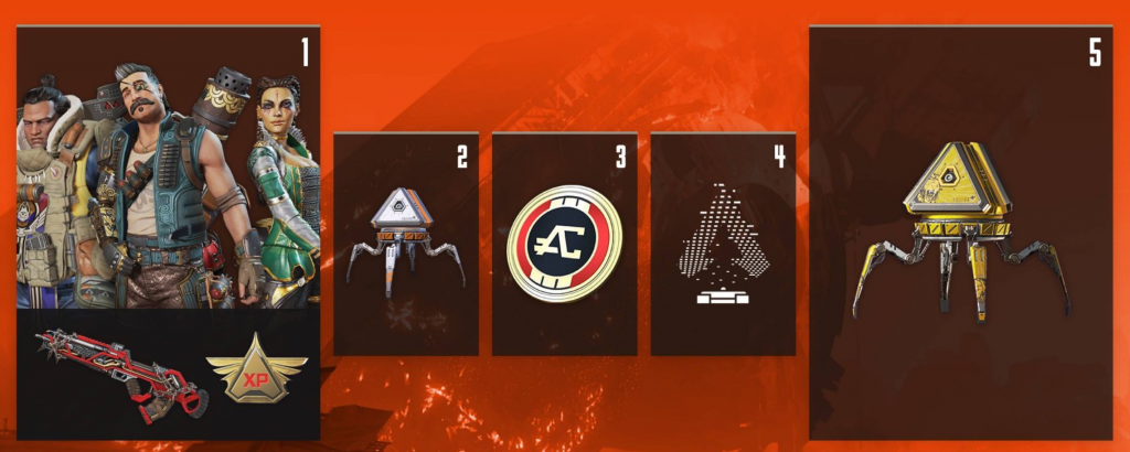 Apex Season 8 Battle Pass Stufe 1-5