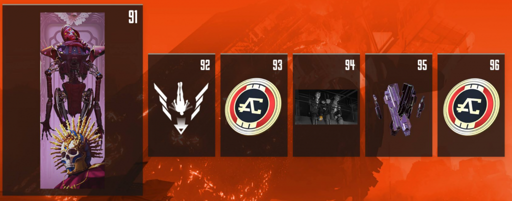 Apex Season 8 Battle Pass Stufe 91_96