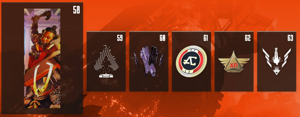 Apex Season 8 Battle Pass Stufe 58_63