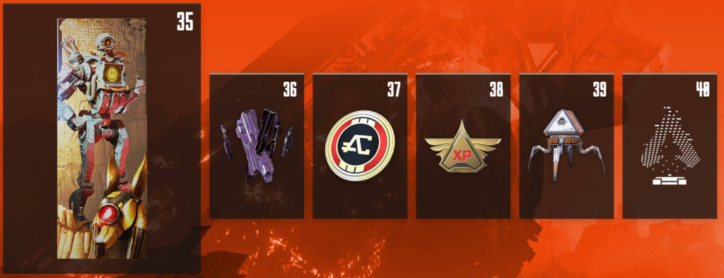 Apex Season 8 Battle Pass Stufe 35 40