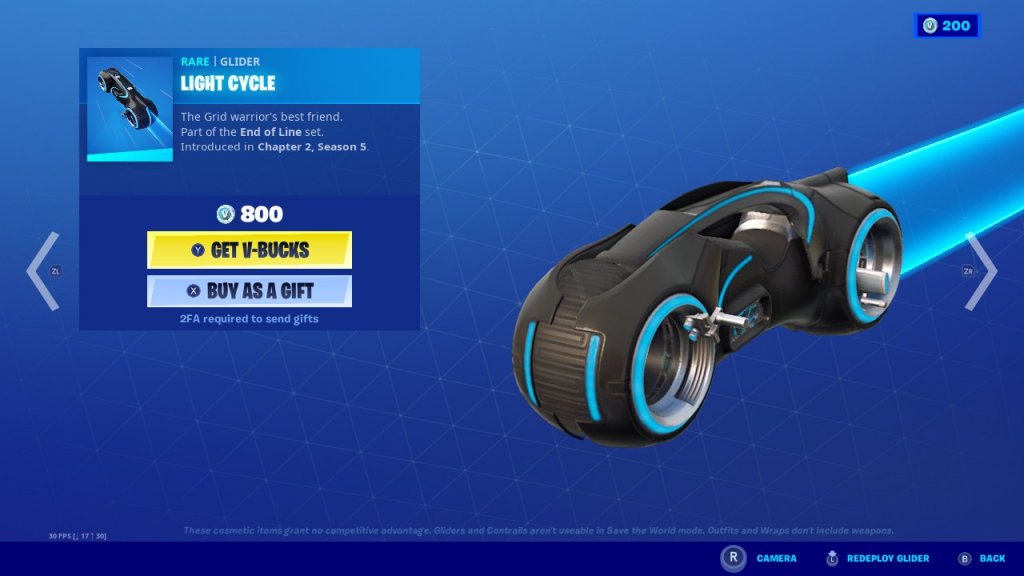 Fortnite Tron Legacy