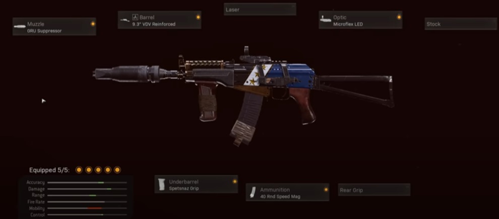 Beste AK-47u Loadout Warzone Staffel 2 Anbaugeräte