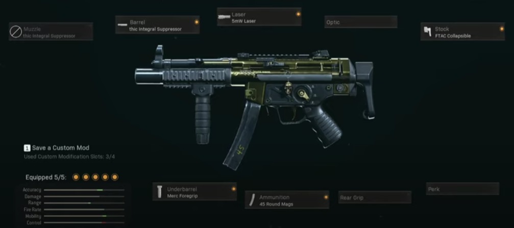 Beste MP5 MW Loadout Warzone Staffel 2 Anbaugeräte