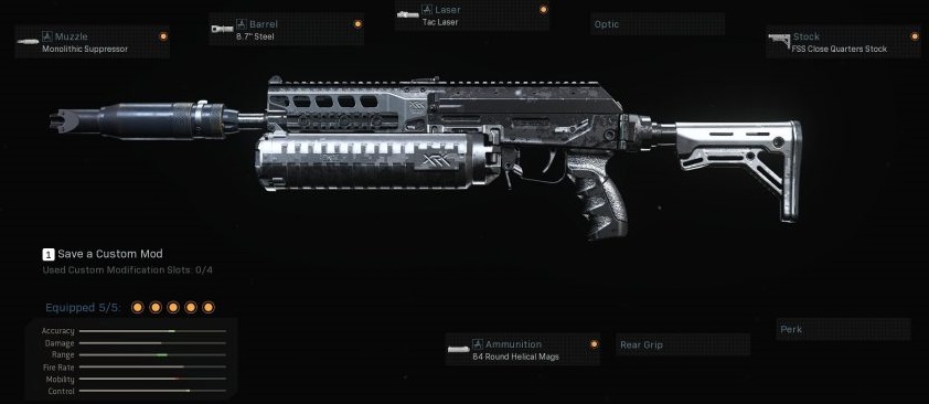 Beste PP19 Bizon Loadout Warzone Staffel 2 Anbaugeräte