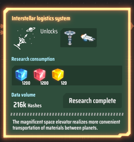 Interstellares Logistiksystem von Dyson Sphere