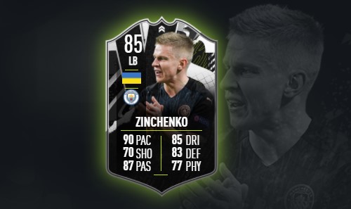 FIFA 21 Oleksandr Zinchenko ShowDown SBC: Cheapest solutions, stats, rewards