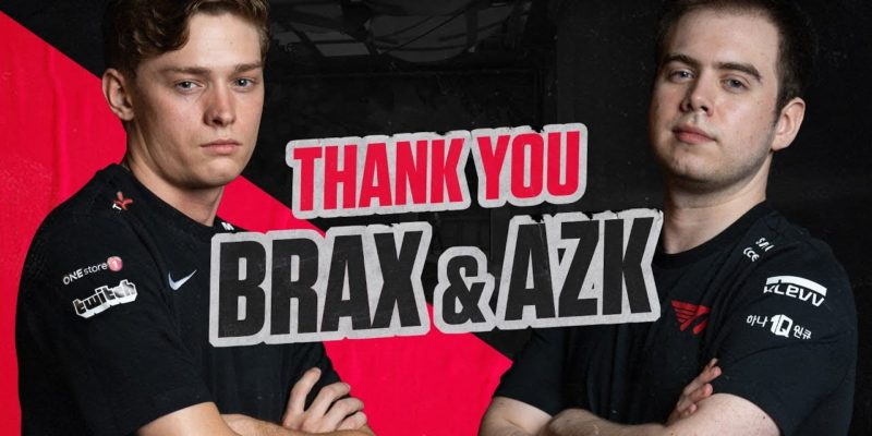 T1 says goodbye to Brax and AZK