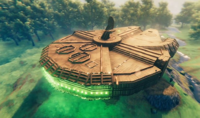 Valheim player recreates the Millennium Falcon... and it's amazing