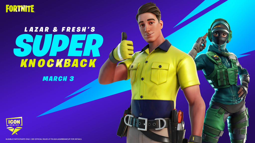 Fortnite Lazarbeam Icon Series Bundle Skin, wie Sie Lazar & Freshs Super Knockback kostenlos erhalten