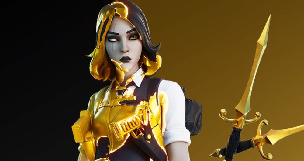 Fortnite Golden Touch Bundle Erscheinungsdatum Preis weibliches Midas Ringelblumen-Outfit