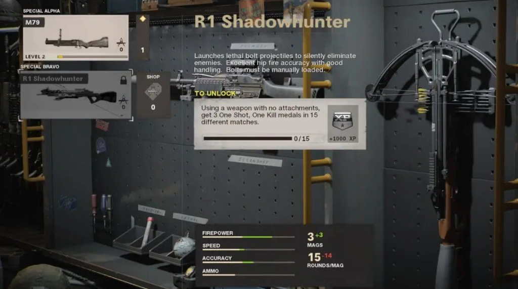 R1 Shadowhunter Armbrust, wie man Warzone Black Ops Cold War Challenge freischaltet