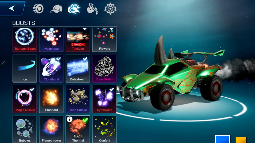 Rocket League Seitenwischgarage