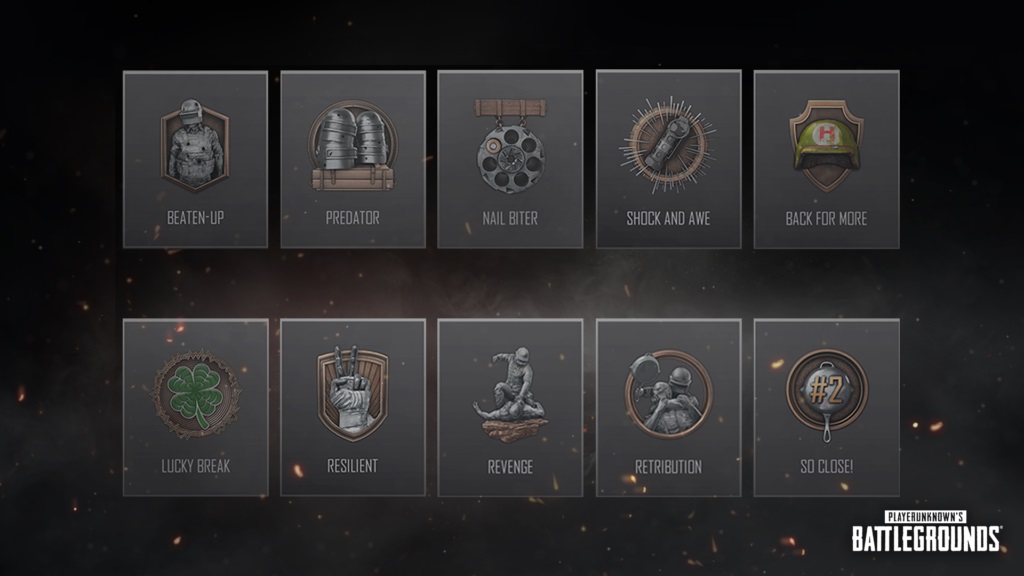 MEdal Mastery und PUBG ID