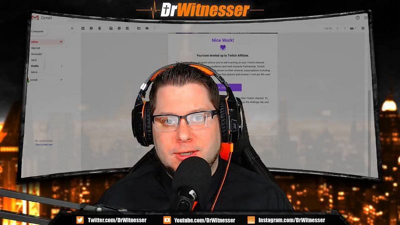 DrWitnesser seeks legal representation against Twitch after indefinite ban