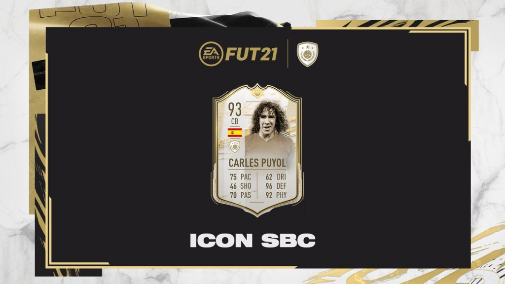 FIFA 21 Carles Puyol Icon SBC: Cheap solutions, rewards, stats, and more