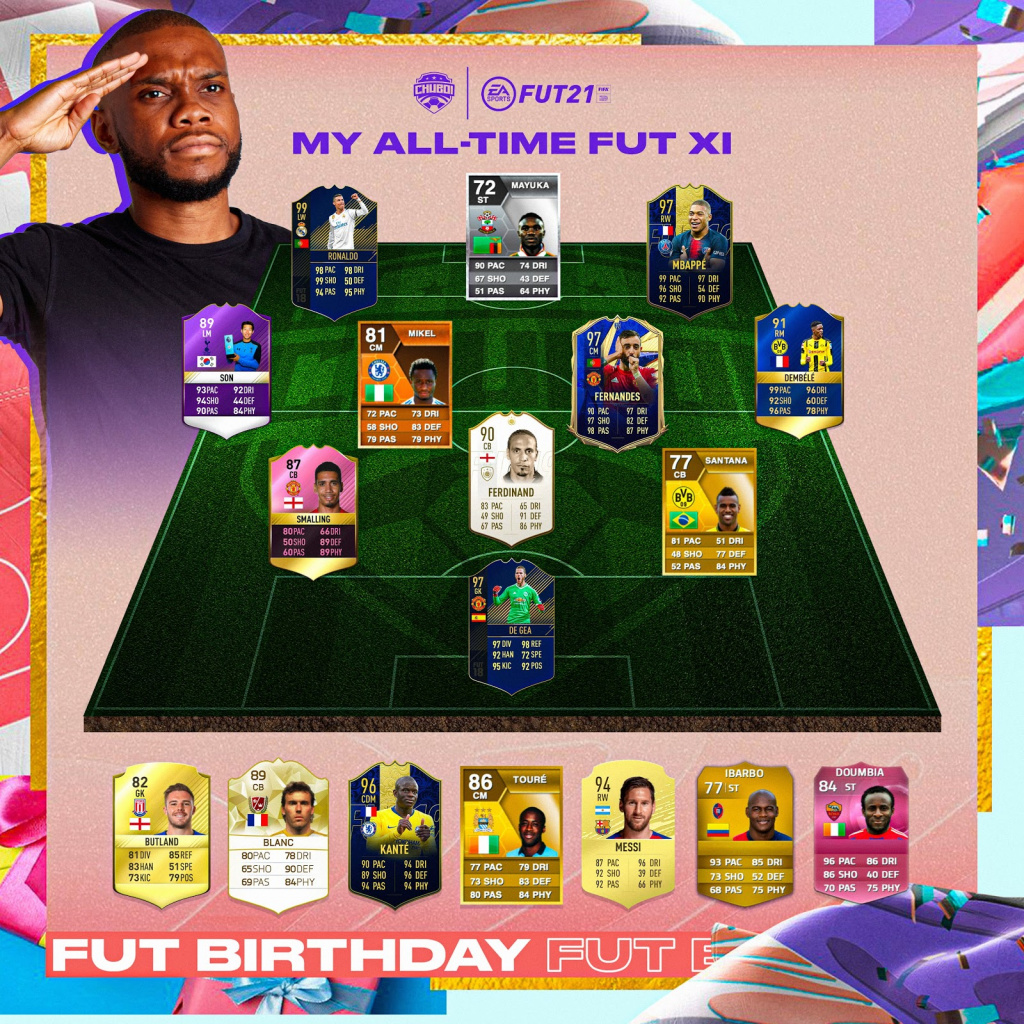 FUT Birthday Team 1 - voller Kader