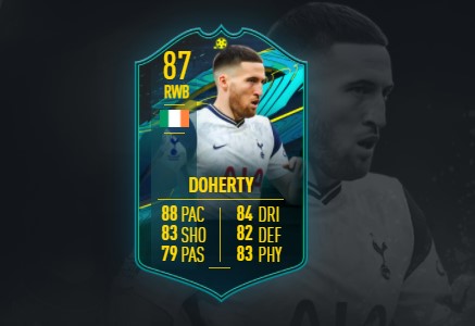 FIFA 21 Matt Doherty Moments SBC: Cheapest solutions, rewards, stats