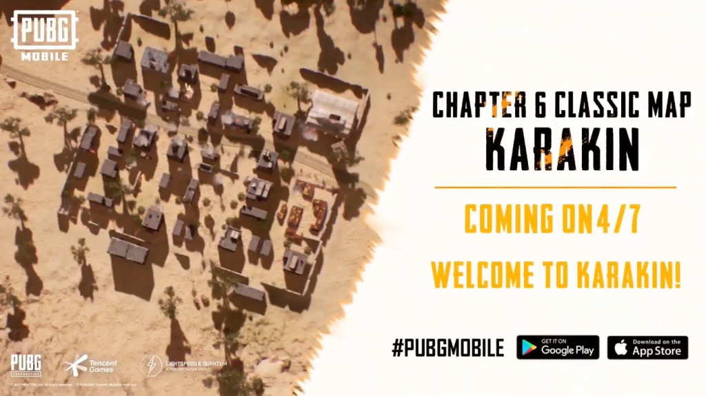 Karakin, die neue Karte von PUBG Mobile, wird am 7. April