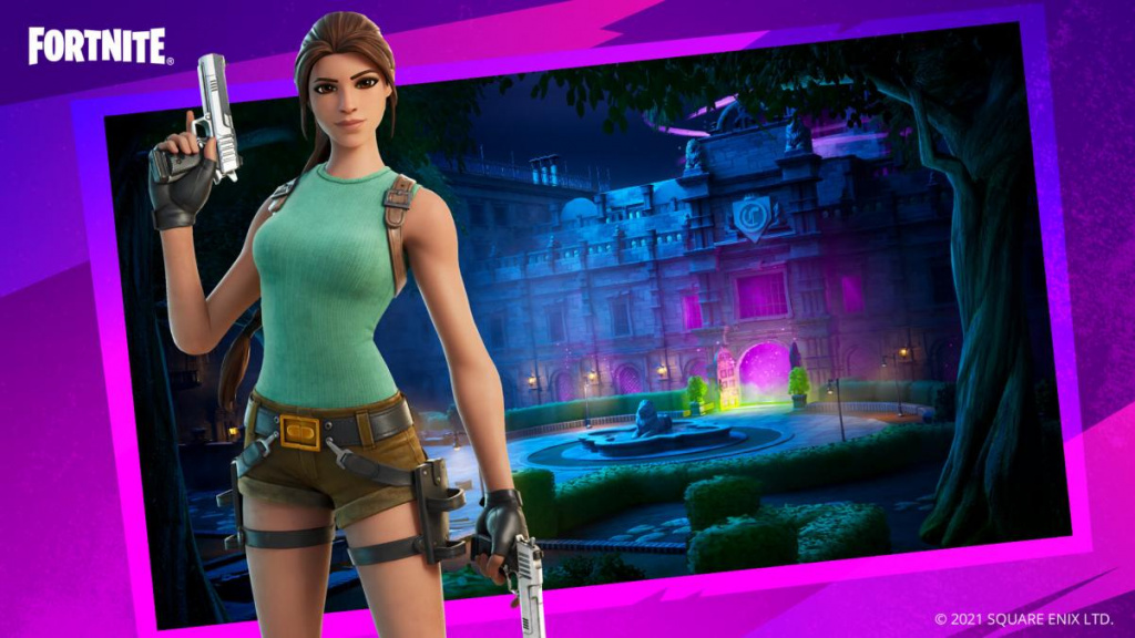 Kostenloser Sprühcode für Fortnite Lara Croft: Einlösen