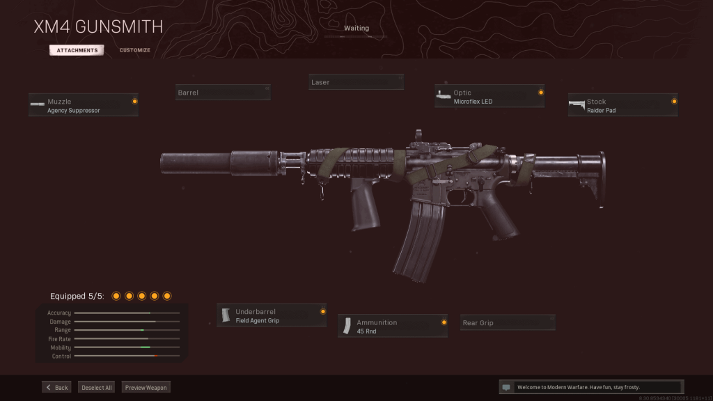 Warzone Agency Suppressor behoben