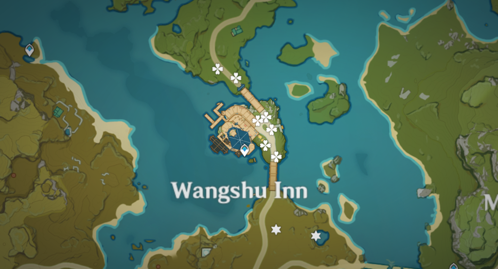 Wo man Seidenblumen in Genshin Impact züchtet - Wangshu Inn