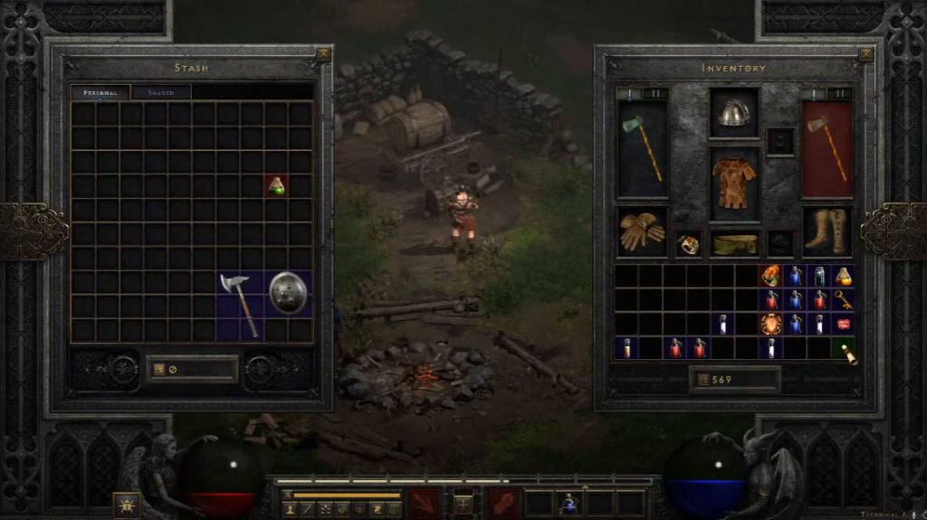 Diablo II Resurrected Shared Item Stash