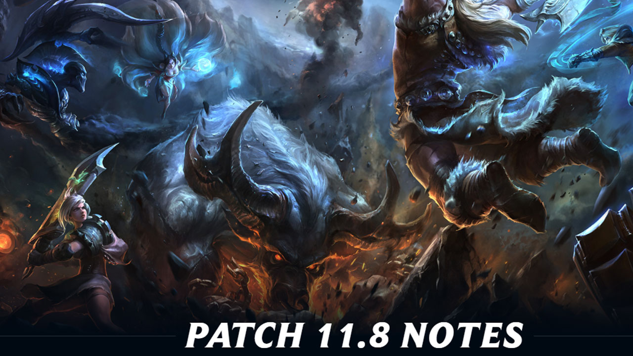 League of Legends Patch 11.8 Notizen und Highlights