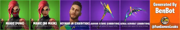 Fortnite v16.30 Update durchgesickert Kosmetik-Bundles Emotes Skins