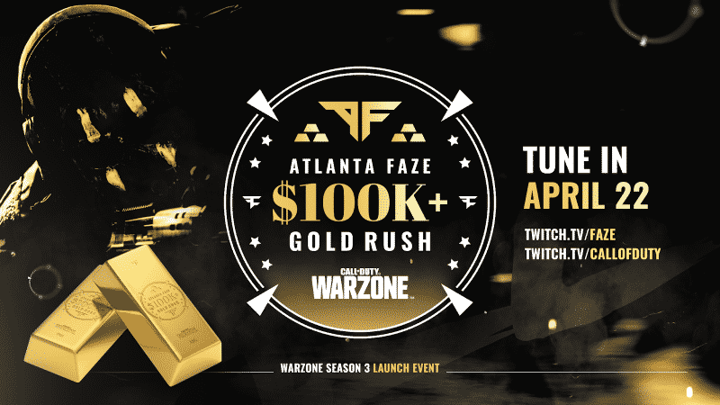 Atlanta FaZe $ 100K Gold Rush Warzone: Zeitplan, Spieler, Format, wie man es sieht, mehr