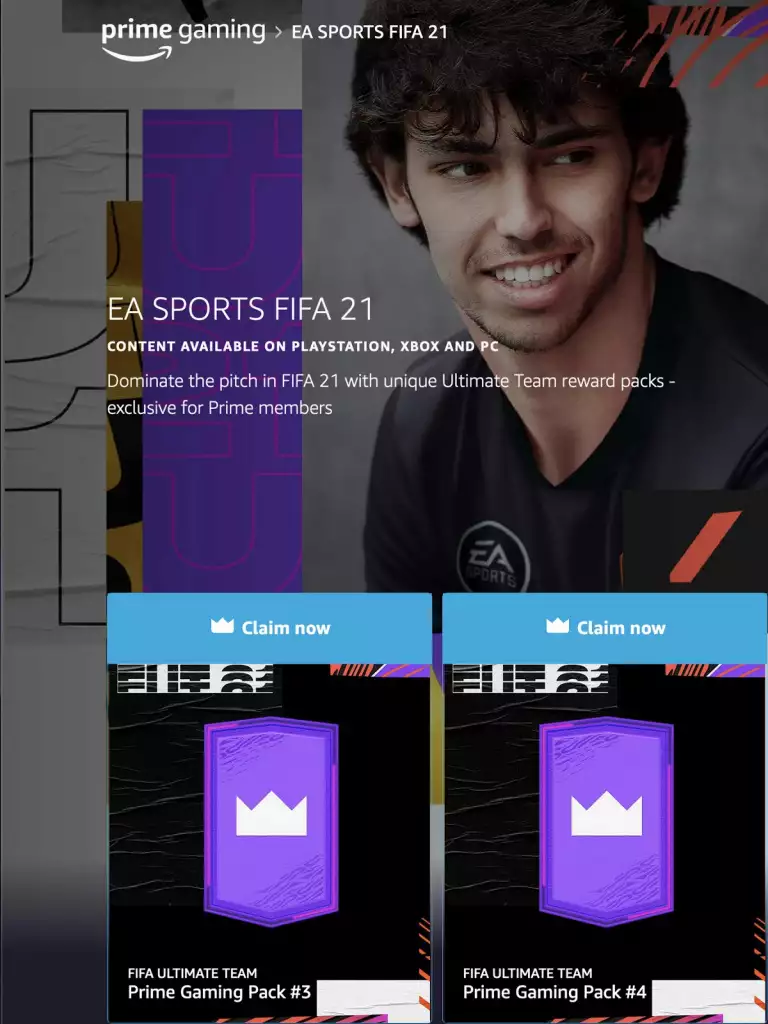FIFA 21 TOTS Prime Gaming Pack kostenlos