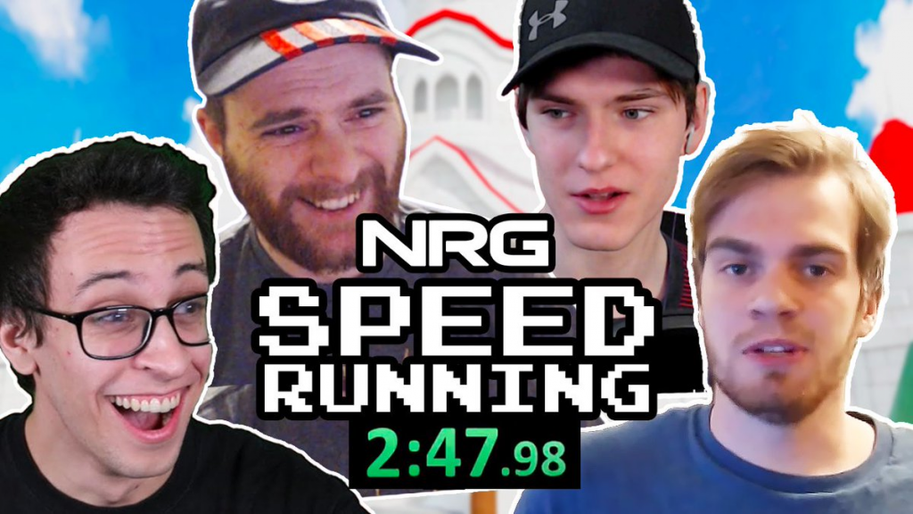 NRG-Zeichen 'Speedrunner Squad' für die Erstellung von Inhalten