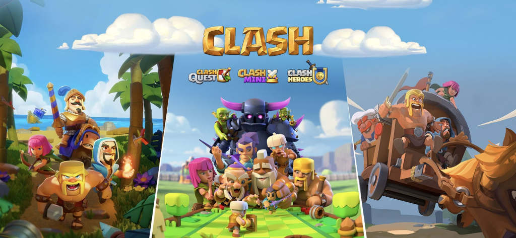 Supercell kündigt drei neue Spiele im Clash-Universum an