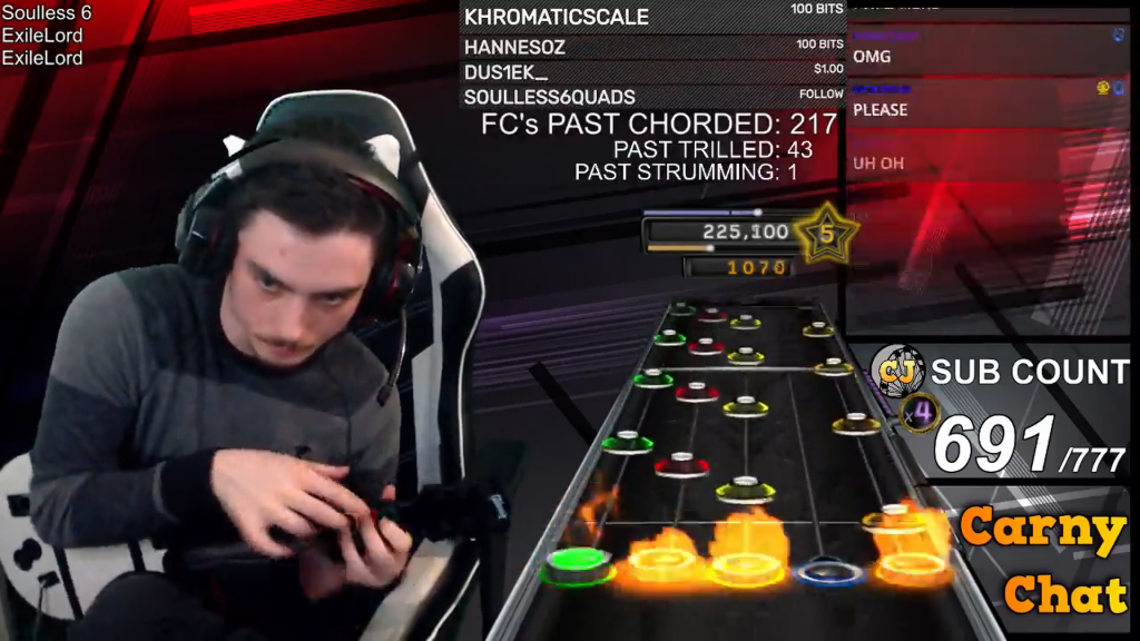 Twitch Streamer Full Combos ist das härteste Lied in der Geschichte von Guitar Hero