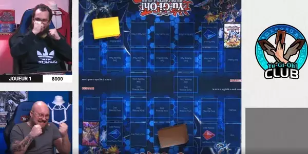 Zuckender Streamer SuperZouloux yu-gi-oh Kampfsequenz ikonisches Duell 