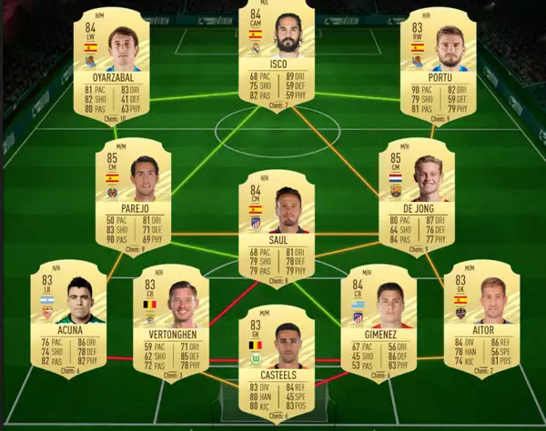 mariano diaz sbc wie zu vervollständigen