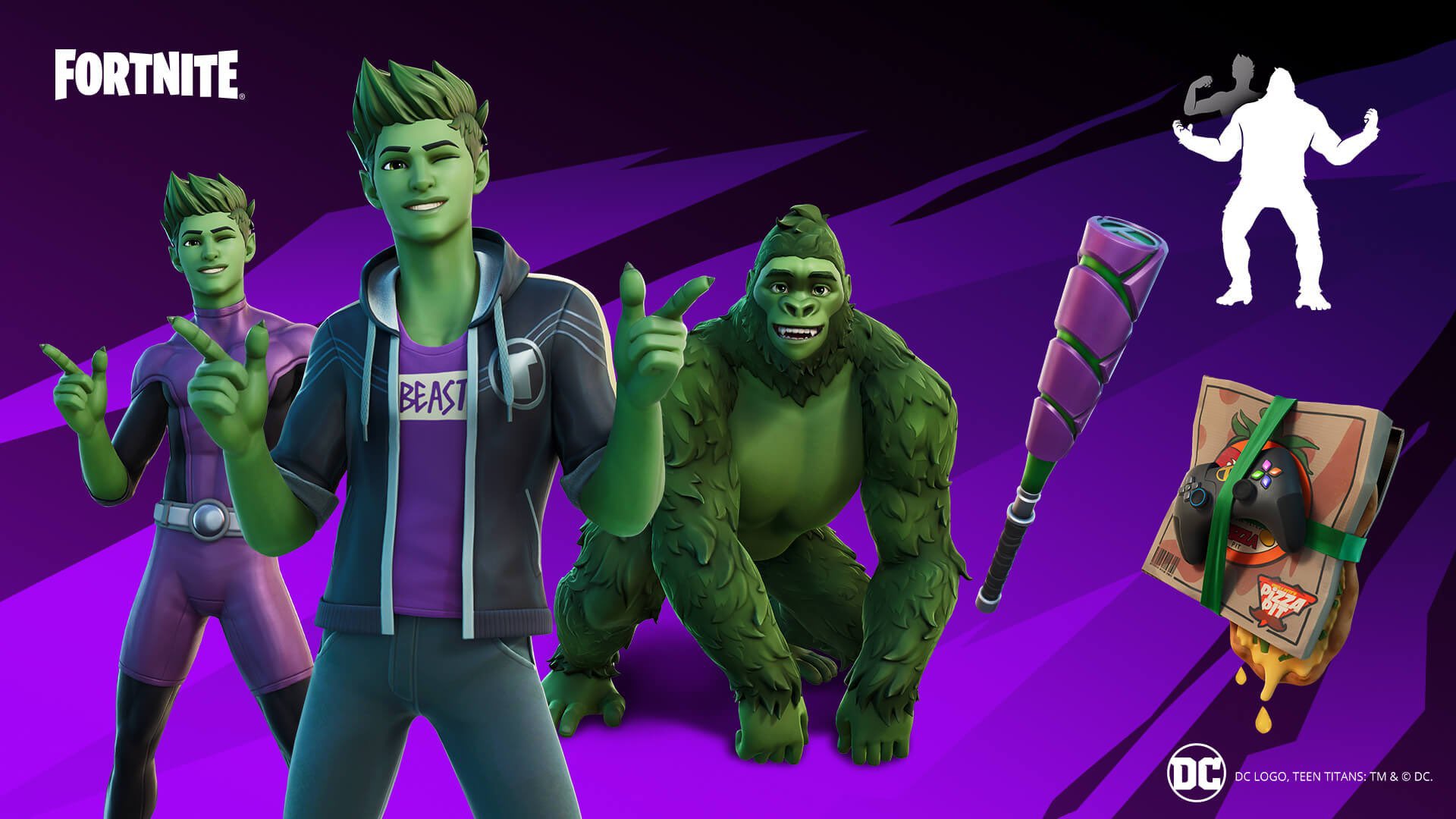 Fortnite x DC Comics Beast Boy Skin kommt diesen Mai