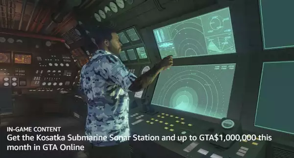 GTA Online Prime Gaming Belohnungen Mai 2021, wie Sie kostenlos GTA Cash Kotsatka U-Boot Sonar Station beanspruchen