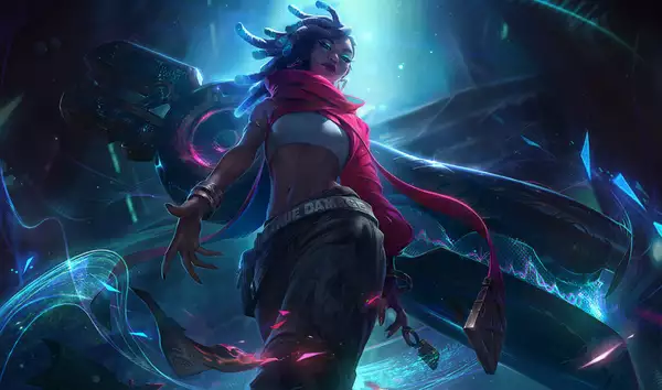 LoL Wild Rift Update 2.3 leckt den neuen Skins-Champion Riven Lucian Senna