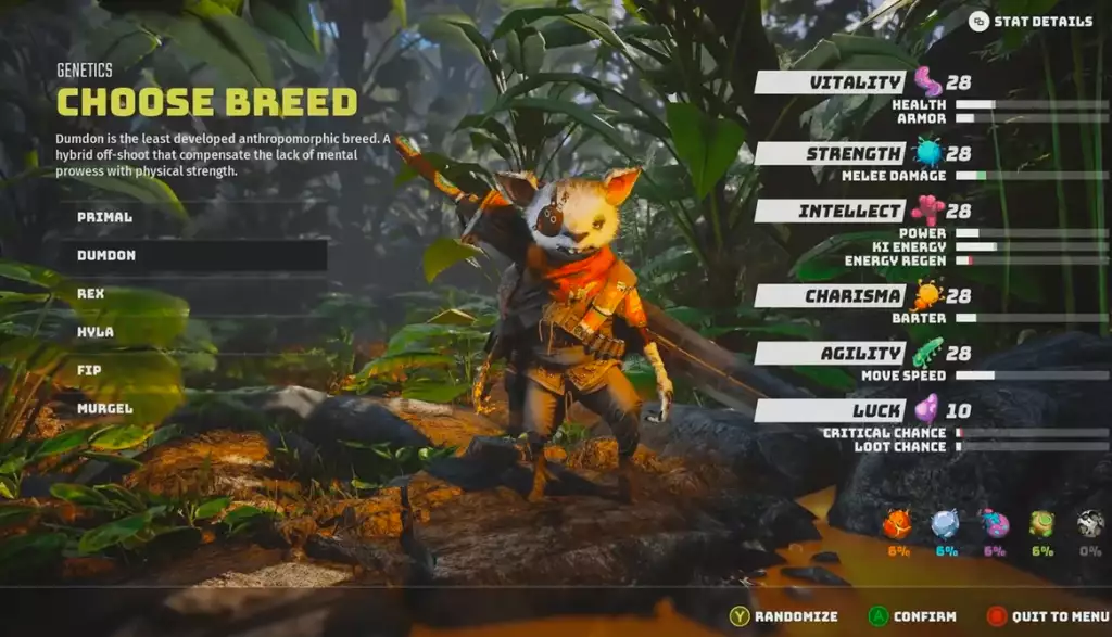 Biomutant-Rassen: Welche ist die beste Wahl?