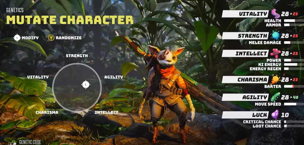 Können Sie Fähigkeiten und Fertigkeiten in Biomutant zurücksetzen?