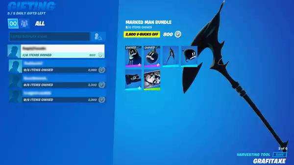 Fortnite Dynamic Gifting bietet, wie es funktioniert, Bundles