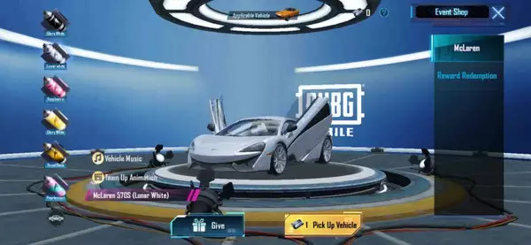 PUBG Mobile x Mclaren Collab Mclaren Drift Event alle Belohnungen, wie man alle Skins bekommt